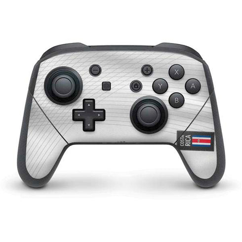 Costa Rica Soccer Flag Nintendo Switch Pro Controller Skin