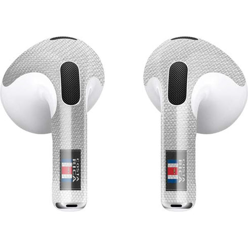 Costa Rica Soccer Flag Apple AirPods (3rd Gen 2021) Skin