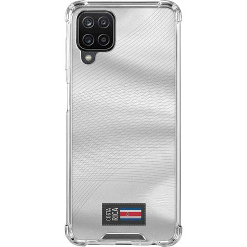 Costa Rica Soccer Flag Galaxy A12 Clear Case