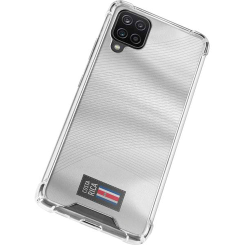 Costa Rica Soccer Flag Galaxy A12 Clear Case