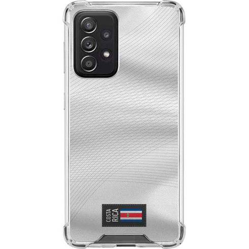 Costa Rica Soccer Flag Galaxy A52 5G Clear Case