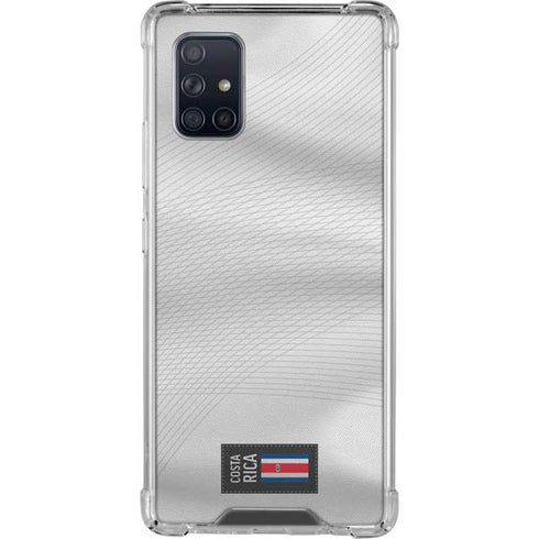 Costa Rica Soccer Flag Galaxy A71 5G Clear Case