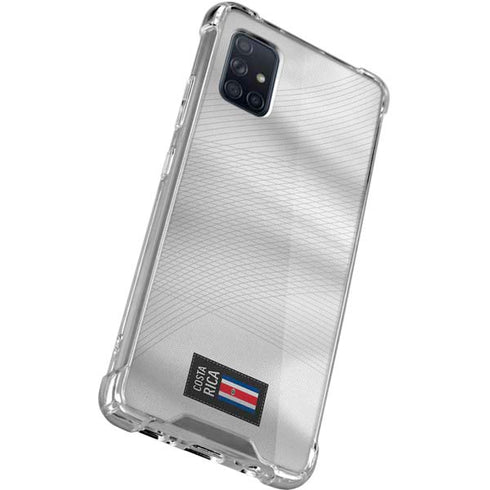 Costa Rica Soccer Flag Galaxy A71 5G Clear Case