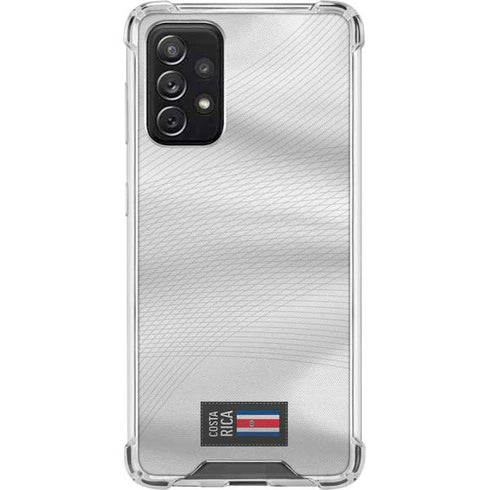 Costa Rica Soccer Flag Galaxy A72 5G Clear Case