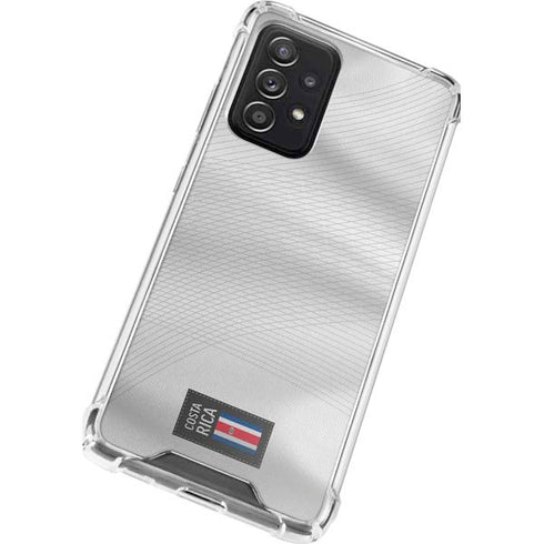 Costa Rica Soccer Flag Galaxy A72 5G Clear Case