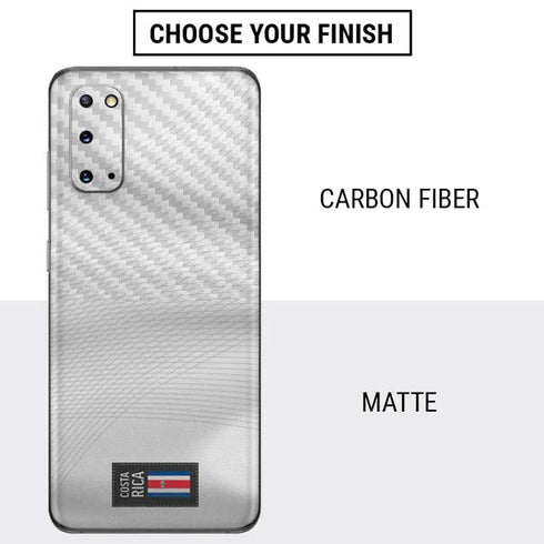 Costa Rica Soccer Flag Galaxy S20 Skin