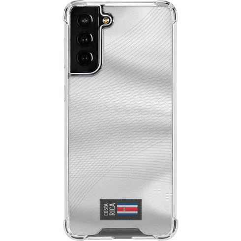 Costa Rica Soccer Flag Galaxy S21 FE Clear Case