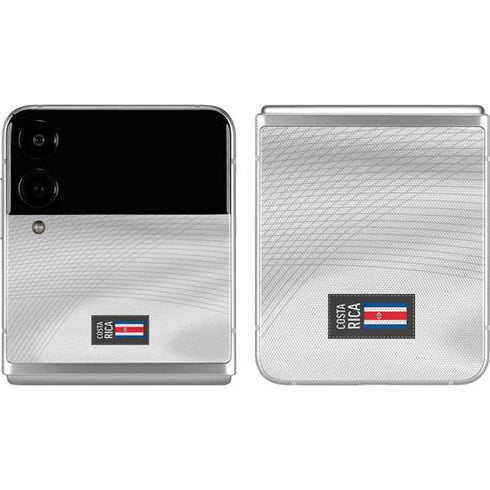 Costa Rica Soccer Flag Galaxy Z Flip4 5G Skin