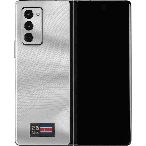 Costa Rica Soccer Flag Galaxy Z Fold2 5G Skin
