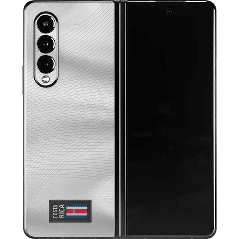 Costa Rica Soccer Flag Galaxy Z Fold3 5G Skin