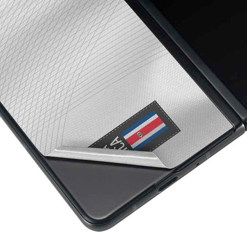 Costa Rica Soccer Flag Galaxy Z Fold3 5G Skin