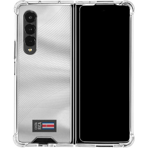 Costa Rica Soccer Flag Galaxy Z Fold4 5G Clear Case