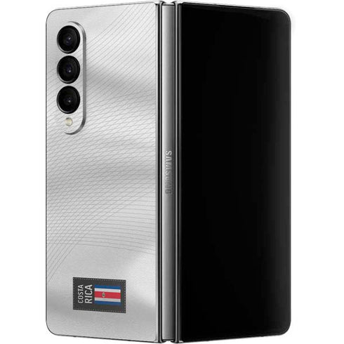 Costa Rica Soccer Flag Galaxy Z Fold4 5G Skin