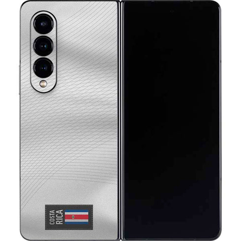 Costa Rica Soccer Flag Galaxy Z Fold4 5G Skin