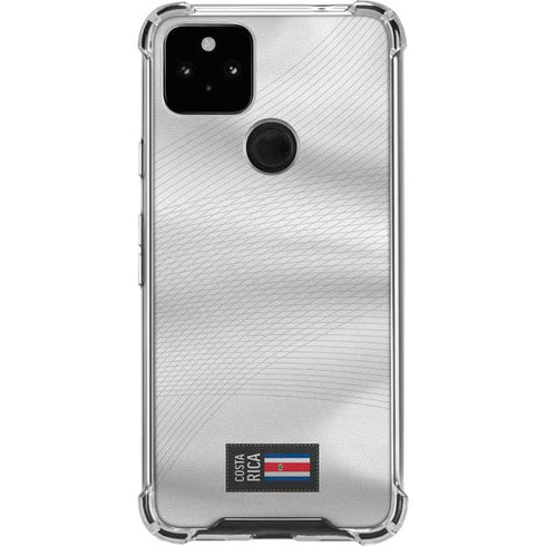 Costa Rica Soccer Flag Google Pixel 4a 5G Clear Case