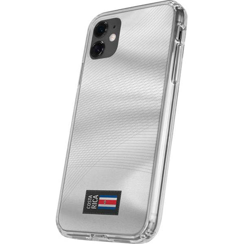 Costa Rica Soccer Flag iPhone 11 Clear Case