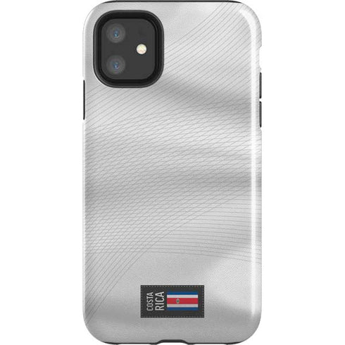 Costa Rica Soccer Flag iPhone 11 Impact Case