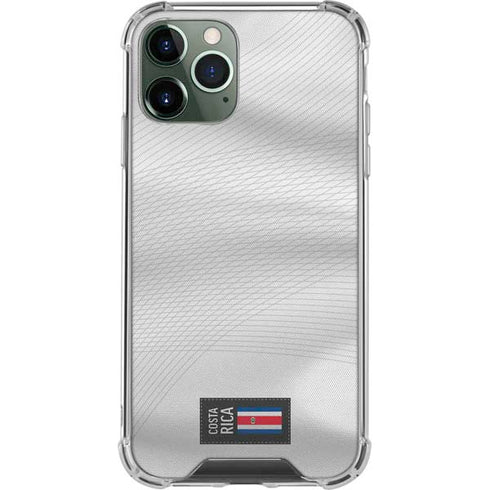 Costa Rica Soccer Flag iPhone 11 Pro Max Clear Case