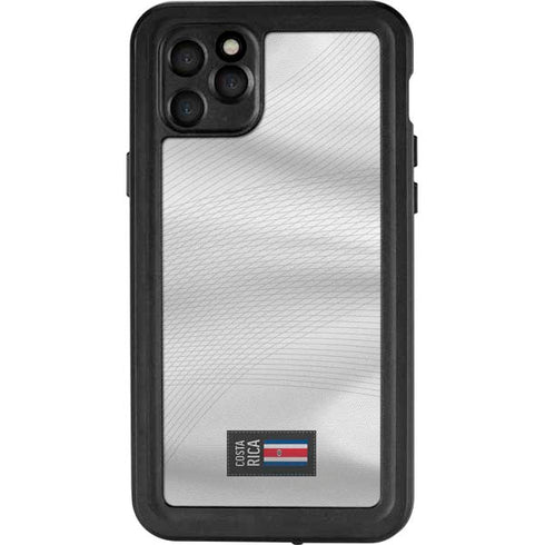 Costa Rica Soccer Flag iPhone 11 Pro Max Waterproof Case