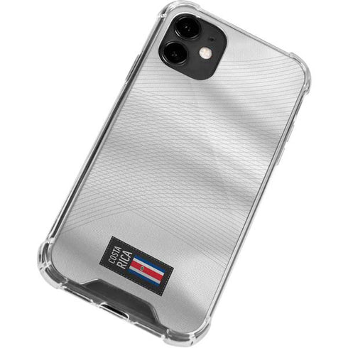 Costa Rica Soccer Flag iPhone 12 Clear Case