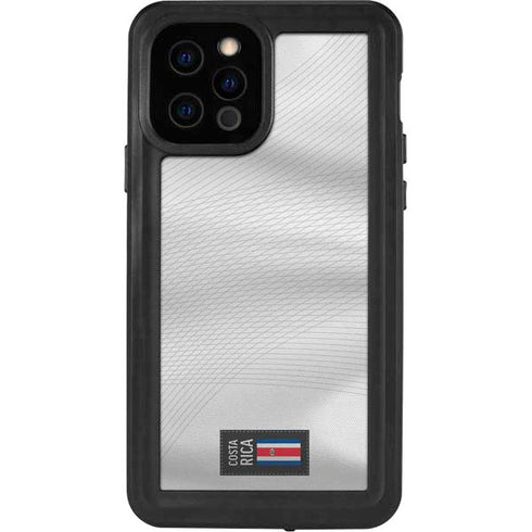 Costa Rica Soccer Flag iPhone 12 Pro Waterproof Case