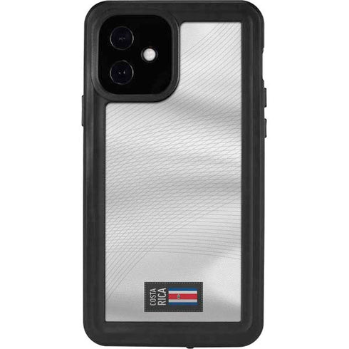 Costa Rica Soccer Flag iPhone 12 Waterproof Case