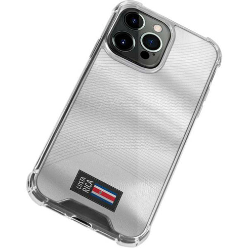 Costa Rica Soccer Flag iPhone 13 Pro Max Clear Case