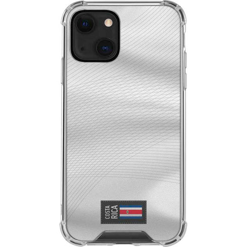 Costa Rica Soccer Flag iPhone 14 Plus Clear Case