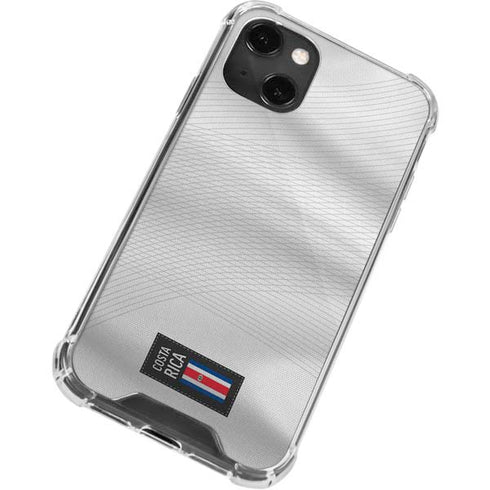 Costa Rica Soccer Flag iPhone 14 Plus Clear Case