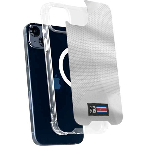Costa Rica Soccer Flag iPhone 15 Plus MagSafe Case