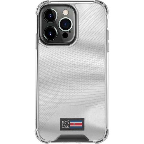 Costa Rica Soccer Flag iPhone 14 Pro Clear Case