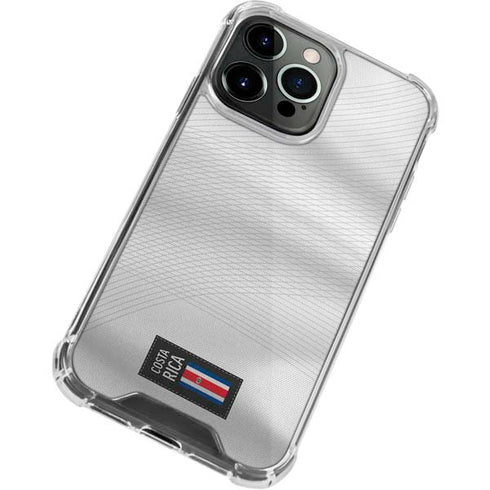 Costa Rica Soccer Flag iPhone 14 Pro Clear Case