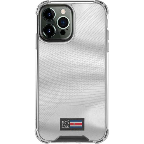 Costa Rica Soccer Flag iPhone 14 Pro Max Clear Case