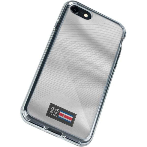 Costa Rica Soccer Flag iPhone SE (2nd & 3rd Gen) Clear Case