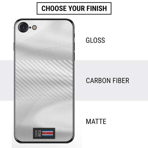 Costa Rica Soccer Flag iPhone SE (2nd & 3rd Gen) Skin