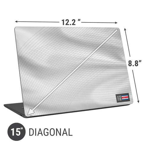 Costa Rica Soccer Flag Universal Laptop 15in (12.2 x 8.8in) Skin