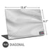 Costa Rica Soccer Flag Universal Laptop 16.6in (13.4 x 9.7in) Skin