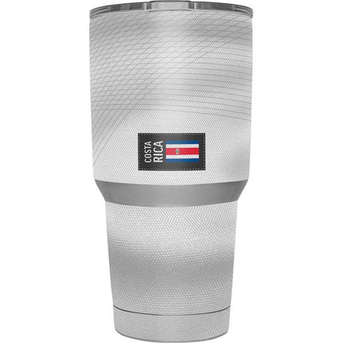 Costa Rica Soccer Flag Yeti 30oz Rambler Tumbler Skin