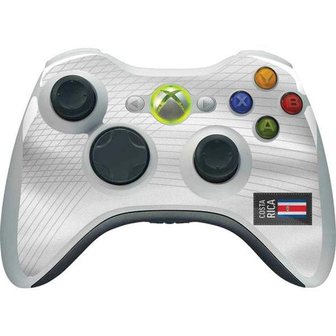 Costa Rica Soccer Flag Xbox 360 Wireless Controller Skin