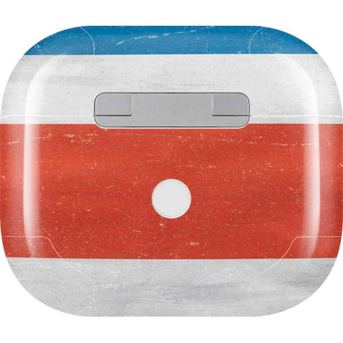 Costa Rican Flag Distressed Apple AirPods (3rd Gen 2021) Skin
