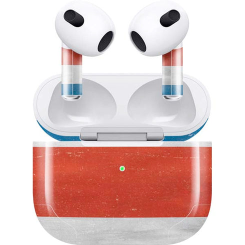 Costa Rican Flag Distressed Apple AirPods (3rd Gen 2021) Skin