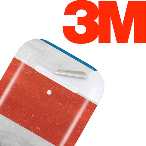 Costa Rican Flag Distressed Apple AirPods Skin