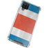 Costa Rican Flag Distressed Galaxy A12 Clear Case