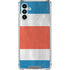 Costa Rican Flag Distressed Galaxy A13 5G Clear Case