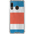 Costa Rican Flag Distressed Galaxy A30 Clear Case