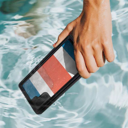 Costa Rican Flag Distressed Galaxy Note 10 Waterproof Case