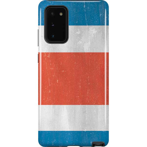 Costa Rican Flag Distressed Galaxy Note20 5G Pro Case