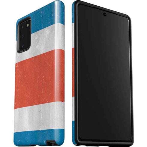 Costa Rican Flag Distressed Galaxy Note20 5G Pro Case
