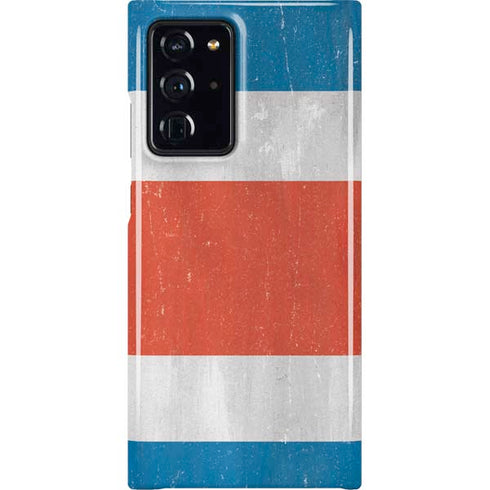 Costa Rican Flag Distressed Galaxy Note20 Ultra 5G Lite Case