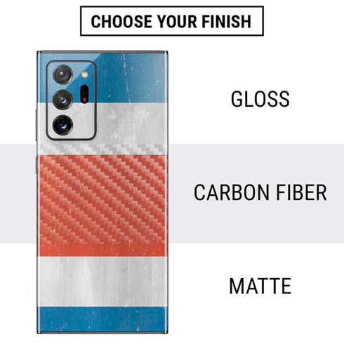 Costa Rican Flag Distressed Galaxy Note20 Ultra 5G Skin